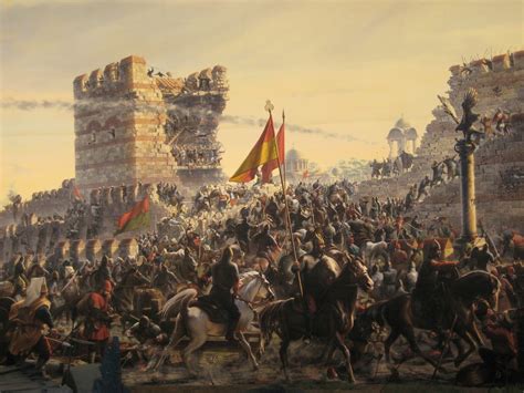 La Prise de Constantinople: Un Triomphe Ottoman après un Siège Épique